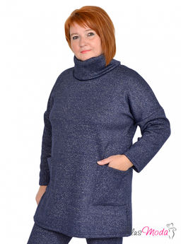 Свитер Модель №1021 размеры 44-84 - Plusmoda фото 6