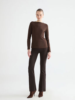 Kay?k Yaka Fitilli Bluz