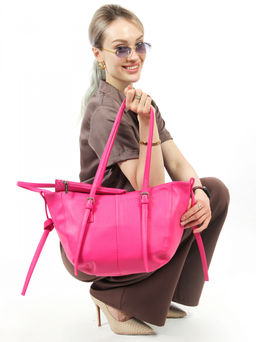 LACCOMA сумка Анна-фуксия эко кожа хлопок