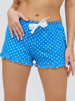 Костюм женский, цвет голубой белый