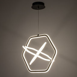 Светильник BayerLux «Денти» LED 130 Вт 6000К черный 40×40×120 см