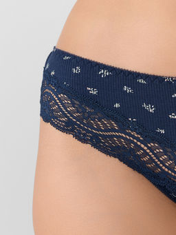 Цена за 2 штуки! Трусы слипы женские синие - Mark formelle фото 5