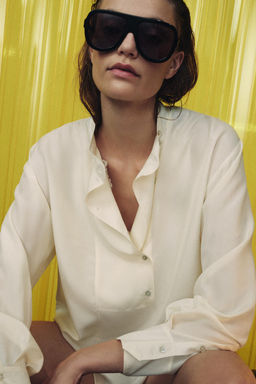 CAMISA SEDA 100% ZW COLLECTION / Crudo