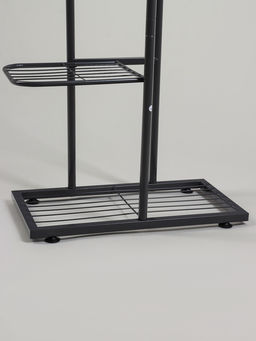 Подставка для цветов Greengo, 5 полок, 44×22×95 см, напольная, металл, тёмно-серая