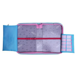 Пенал школьный, 1 секция, 14×21×4 см «Девочка с зайчиком»