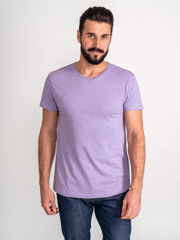 Футболка мужская короткий рукав GREG G146-RM-7001 (сирень м.)  фото 7