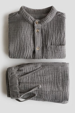 Conjunto de 2 piezas en muselina de algod?n