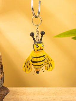 Брелок Пчёлка 10х7х3 см, дерево