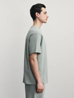 Футболка из плотного хлопка / Zarina фото 4