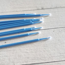 Kristaller Микробраши одноразовые для нанесения растворов / MA-100 Regular, синий, 100 шт фото 2