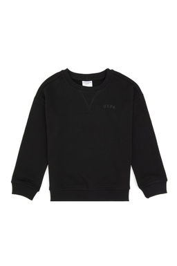 Erkek _ocuk Siyah Bisiklet Yaka Basic Sweatshirt - U.s. polo assn фото 2
