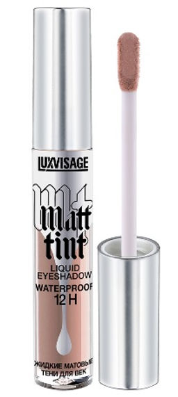 Luxvisage Жидкие матовые тени для век Matt tint waterproof 12H № 105 пепельно-сиреневый