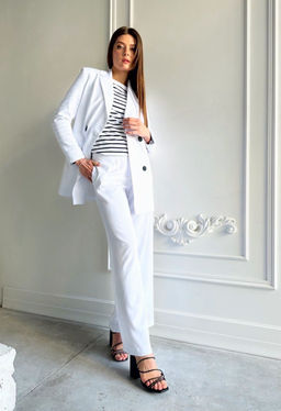 Жакет AURA 1057-176 белый  фото 4