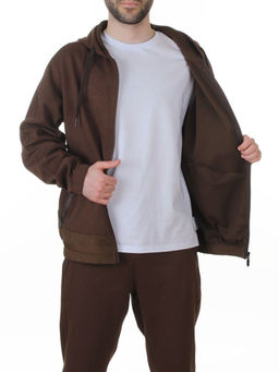 AAL-710 KHAKI Костюм спортивный мужской (85% хлопок, 15% полиэстер)