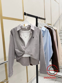 Рубашка женская с топом