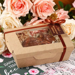 Шоколадная фигурка 8 марта Тюльпаны, 80 г