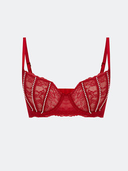 Balenli Dolgusuz Dantelli Fantezi Ti??rt S?tyen