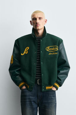 CONTRAST BOMBER JACKET - Zara фото 2