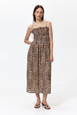 Vestido de tirantes con cuerpo nido de abeja - H&m фото 9