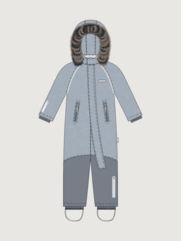 Комбинезон 8з0726 туман/серый