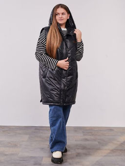 Жилет демисезонный Хлоя бордо - Yollochka фото 35