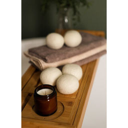 Шарики для стирки и сушки белья, набор 6 шт., натуральная шерсть