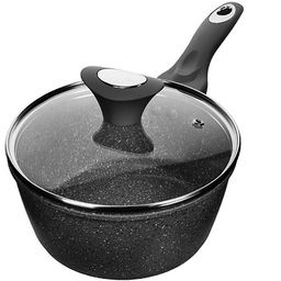 25074 Ковш алюм. 1,7л 18см с.кр МРАМОР/КРОШКА(х6)