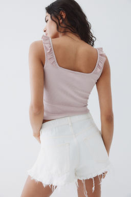 Top con ribete de volantes - H&m фото 8