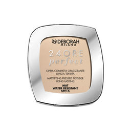 Пудра матирующая Deborah 24ore Perfect тон 1 Light Beige 9 г  фото 10