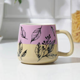 Кружка керамическая Листья, 350 мл - Дорого внимание фото 3