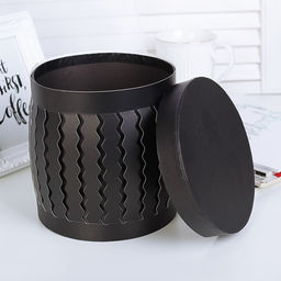 Набор коробок 3 в 1, чёрный, 20 х 20 х 20 - 16 х 16 х 16 см