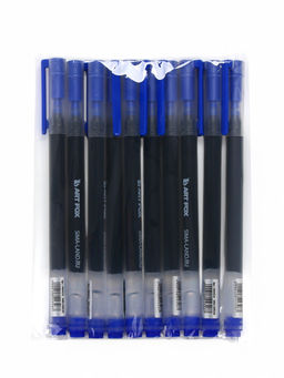 Цена за 10 шт. Ручка гелевая, синяя объемная паста, 0.5 мм, ArtFox  фото 4
