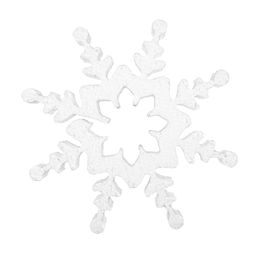 Love2art DPZ-S Заготовка для декора №013 пенополистирол d 15 см 2 см 1 шт 03 Снежинка Зимнее шоу 150 мм, 1 шт
