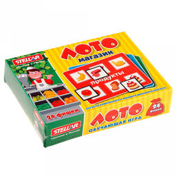 Игрушка "Лото "Магазин" 16,5х4х12,5см, полистирол, картонная коробка в ту пленке, "Stellar" (Россия)