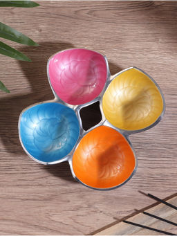 Менажница Микс алюминий 23х23х4 см - Simaland фото 2