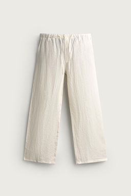 PANTAL?N RELAXED FIT 100% LINO / Crudo - Zara фото 10