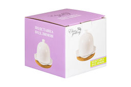 Подставка п/лимон 12,5*12,5*11 см Айсберг волны на дер. подставке - Elan gallery фото 18