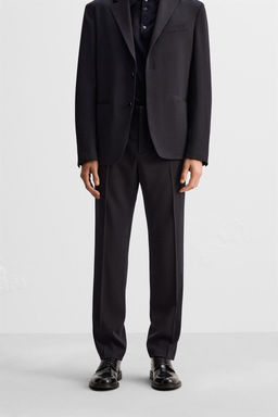 100% WOOL SUIT TROUSERS - Zara фото 2