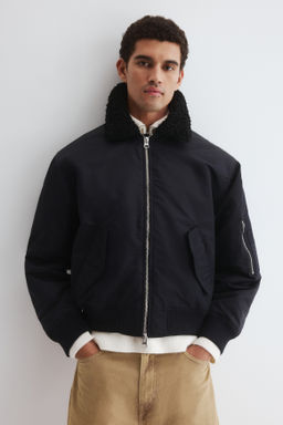 Cazadora bomber de nailon Loose Fit - H&m фото 3