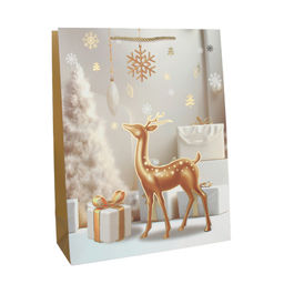 Пакет подарочный 31х40х12 / 104-1L /уп 12/360/Новый год - ГалеонТрейд фото 2