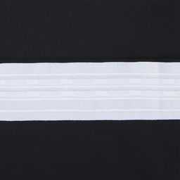 Штора портьерная «Этель», 130×300 см, черный, блэкаут