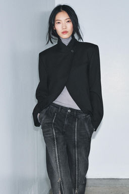 WOOL BLEND BLAZER ZW COLLECTION - Zara фото 7