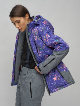 Горнолыжный костюм женский фиолетового цвета 02216F - Chunmai фото 18