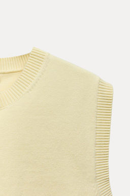 SLEEVELESS PLAIN KNIT TOP - Zara фото 18