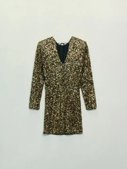 Платье мини из пайеток / Zarina