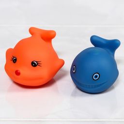 Резиновые игрушки для ванны Крошка Я «Малыши», с пищалкой, в наборе 12 шт.