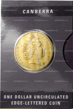 Монета 1 доллар 2000 года S Австралия Олимпиада в Сиднее 2000 год  Выставка Olymphilex (в блистере)