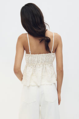 Top en punto con textura - H&m фото 5