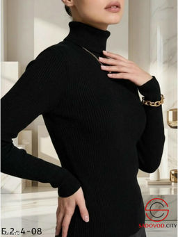 Водолазка женская однотонная