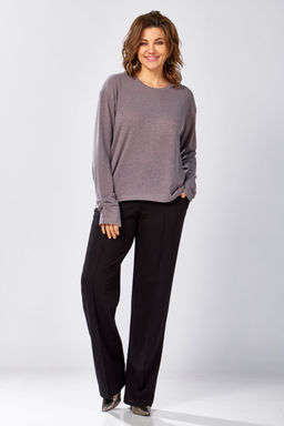 Джемпер BegiModa 4154 Фиолетовый пепел  фото 2